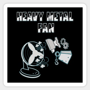 Heavy Metal Fan Sticker